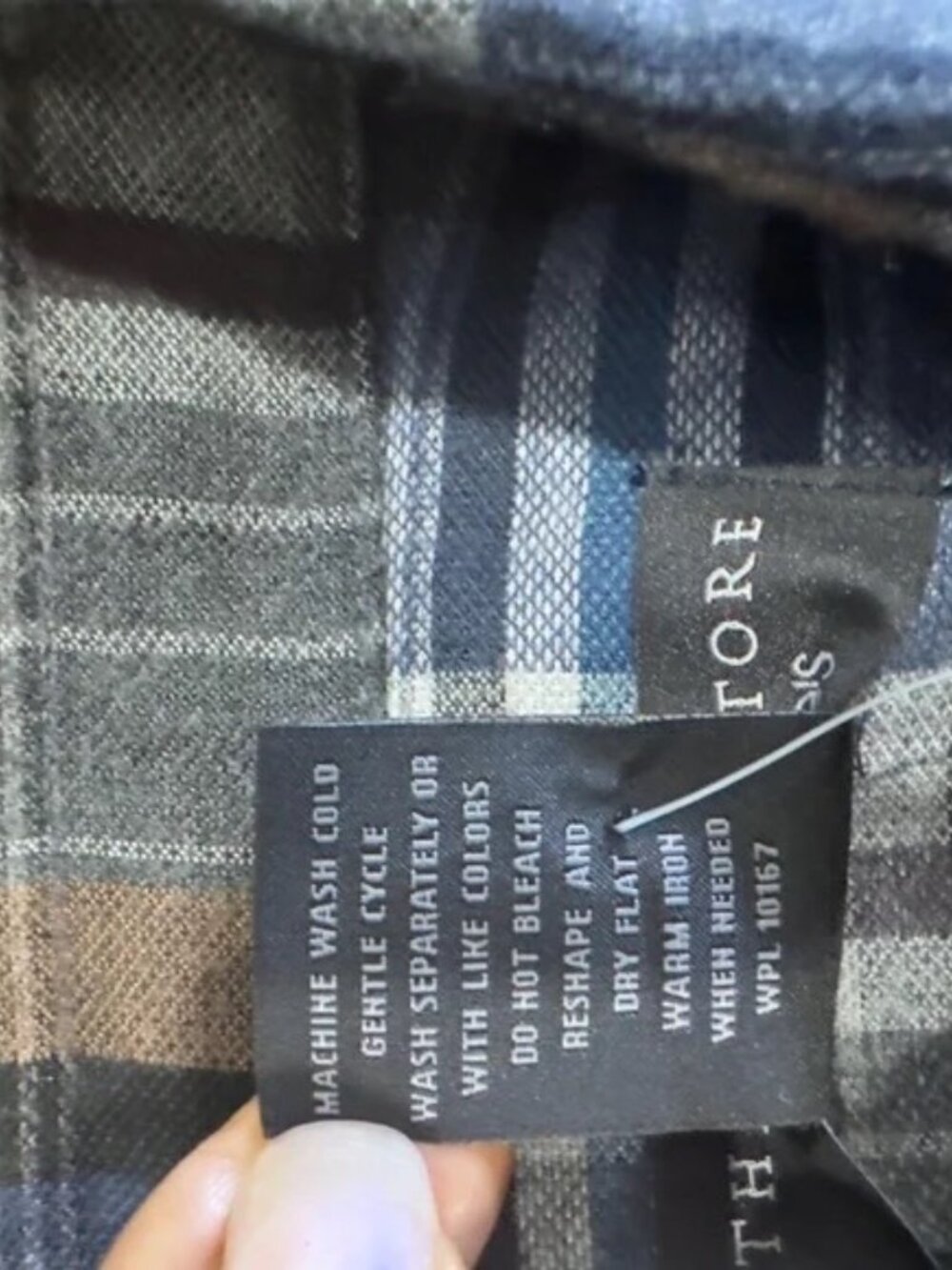 Bloomingdale's Men's Long Sleeve Button Checkered Flannel Shirts Multi Sizes - Picture 7 of 10